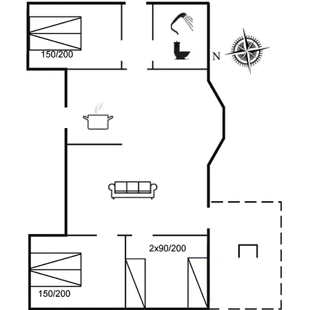 Nyaraló Anabella - 400m To The Fjord By Interhome *